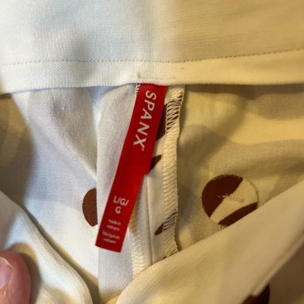 NWT Spanx On-the-Go Printed Ankle Slim Straight Pant - Picture 6 of 10